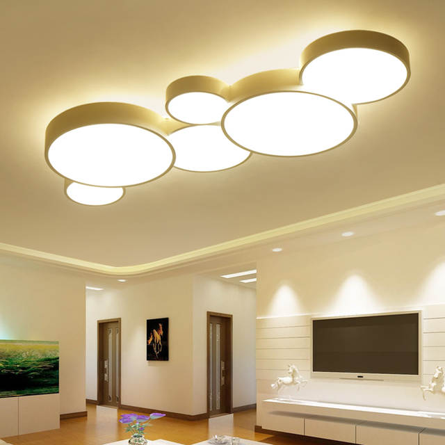 LED Ceiling Light Modern Panel Lamp Lighting Fixture Living Room .