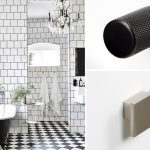 Bathrooms with ceramic tiles and small knobs - Viefe handl