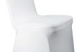 Amazon.com: White Stretch Spandex Chair Covers Wedding Universal .