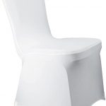 Amazon.com: White Stretch Spandex Chair Covers Wedding Universal .