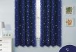 Amazon.com: RYB HOME Kids Blackout Curtains - Grommet Curtains for .
