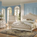 Bencivenni Pearl White Classic Bedroom Furnitu