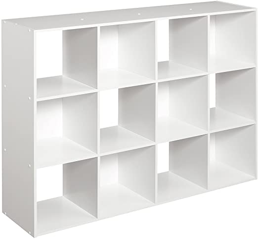 Amazon.com: ClosetMaid 1290 Cubeicals Organizer, 12-Cube, White .