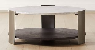Beret Marble 2-Tier Coffee Table | C