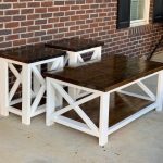 Farmhouse Coffee Table & End Table Set | Farmhouse coffee table .