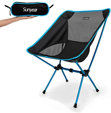 Amazon.com : Sunyear Lightweight and Foldable Camp Chair, Portable .