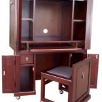 Amazon.com: D-ART COLLECTION Computer Armoire with Pull Out Seat .