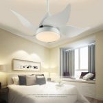 2020 Modern Ceiling Fans Contemporary Iron LED Lights Living Room .