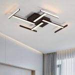 Silicon Gel Linear Ceiling Light Modern Design LED Flush Mount in .