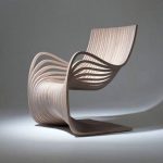 Wooden Chair Showing Movement and Material Conscious Design .