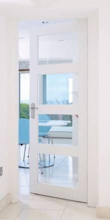 Contemporary interior doors. I will use frosted glass. | Internal .