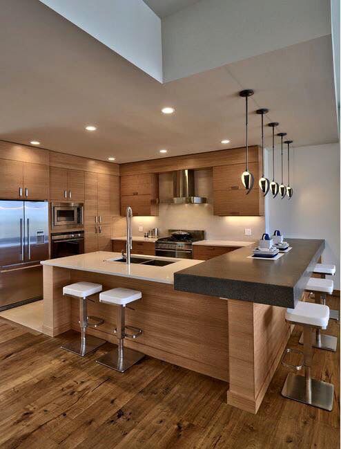 30 Elegant Contemporary Kitchen Ideas | Interior design kitchen .