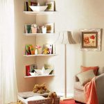 Simple DIY Corner Book Shelves Adding Storage Spaces to Small Kids .