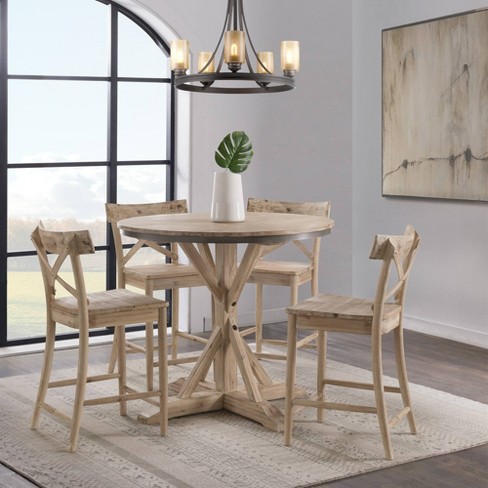 Keaton Round Counter Height Dining Table Beach - Picket House .
