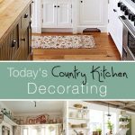 Today's Country Kitchen Decorating | Country kitchen, Kitchen .