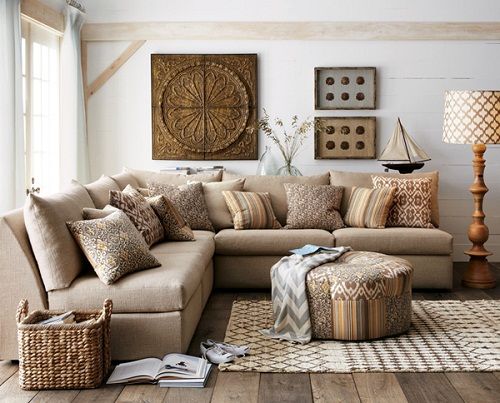 Country Living Room Ideas | Cottage style furniture, Country .