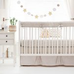 Neutral Baby Bedding | Gender Neutral Crib Bedding | Linen Crib .