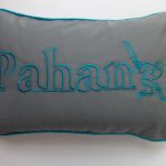 Name pillow. Custom Made cushion cover for cricket lovers. | Et
