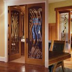 Add Style to Your Interior Space with Decorative Glass Doors .