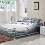 China A117 Fancy Europe Bedroom Furniture Designer Bed with LED .