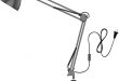 ToJane Swing Arm Desk Lamp, Architect Table Clamp Mounted Light .