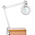 LED Desk Lamp - BANGWEIER 8X Magnifying Desk Table Clamp Lamp .