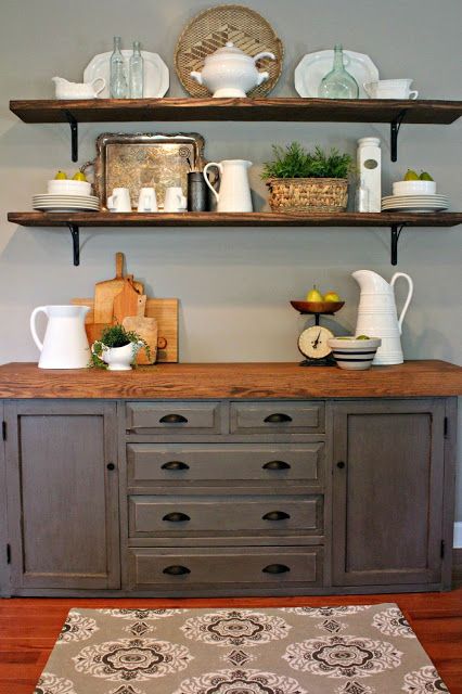 Our New Buffet...Before and After! | Farmhouse dining, Dining room .