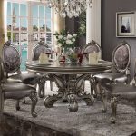 Acme | 66840 Versailles Round Formal Dining Room Set in .