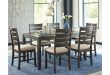 Rokane Dining Room Table and Chairs (Set of 7) | Ashley Furniture .