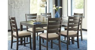 Rokane Dining Room Table and Chairs (Set of 7) | Ashley Furniture .