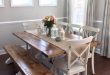 Farmhouse Table & Bench | Farmhouse dining room table, Dining .