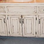 Distressed bathroom cabinets from The Magic Brush, Inc .
