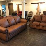 Used Top Grain Distressed Leather Sofa and Loveseat for Sale! for .
