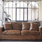 tan leather couch melbourne | Weathered leather sofa | Family Room .
