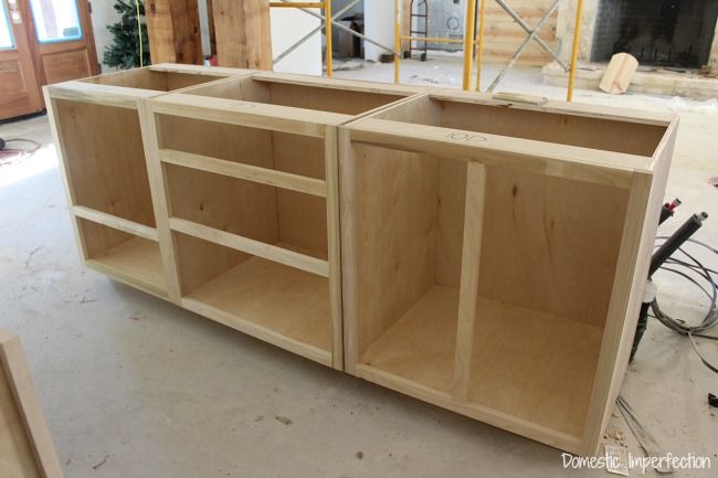 Cabinet Beginnings | Building kitchen cabinets, Diy cabine