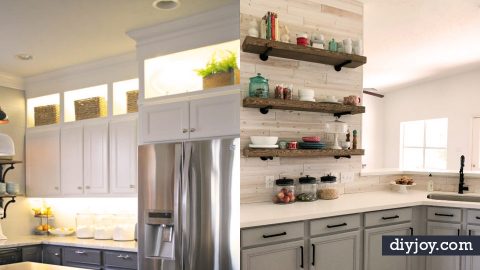34 DIY Kitchen Cabinet Ide