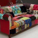 Call me crazy, but I love this patchwork sofa!! Hobby lobby had .