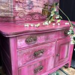 Sold Bohemian Pink Vintage Cabinet Bedside Table Shabby Chic (With .