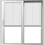 Amazon.com: Sliding Patio Door with Blinds Between Glass in White .