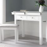Chateaux White Dressing Table & Stool - time4sle