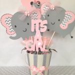 Ideas for Baby Shower Centerpieces | Elephant baby shower .