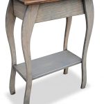 Amazon.com: Slim Wooden End Table Amish Furniture | Thin Narrow .