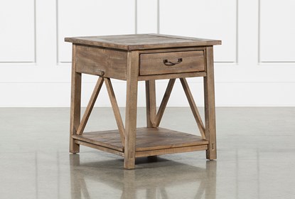 Craftsman Storage End Table | Living Spac