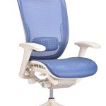 Ergonomic Adjustable Office Chair In Blue Mesh - Ergo Office Chai