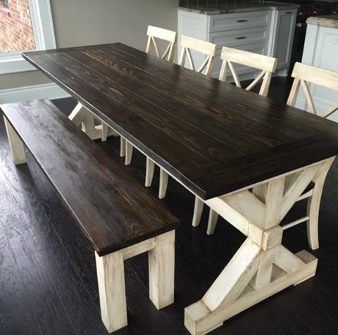 One of our more popular tables off of etsy. This Post Trestle is a .