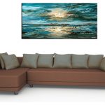 Contemporary abstract paintings - Modern - Living Room - San .