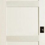 Contemporary 3 flat Panel Interior Door (Primed) | Contemporary .