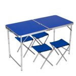 folding picnic table and chairs,portable picnic table,aluminum .
