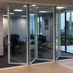 Office Division with bi-folding doors in Los Angeles - U