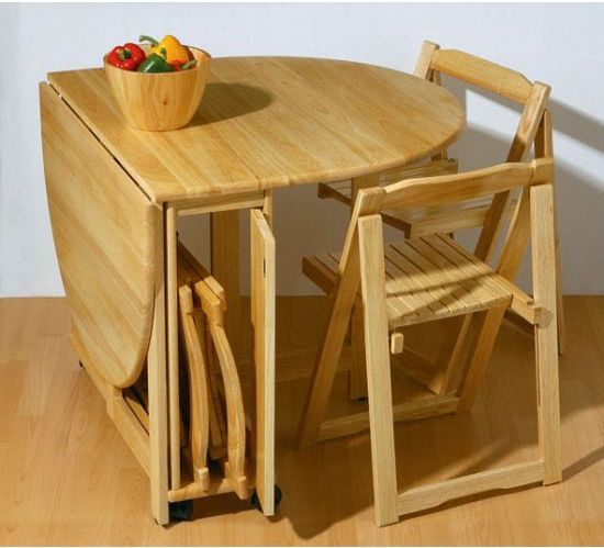 The small home and folding dining chairs | Small kitchen tables .